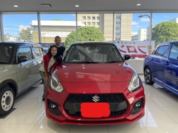 MTのスイフトスポーツご納車致しました！